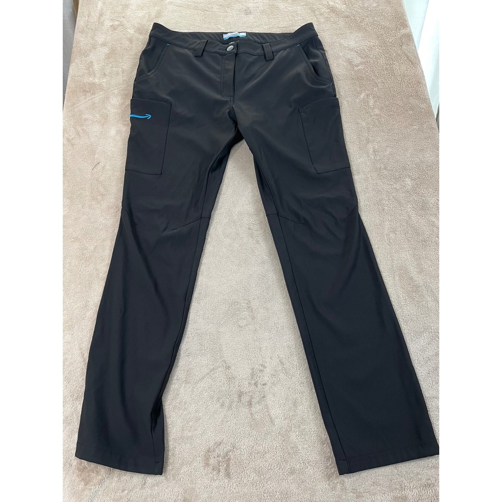Amazon by Luly Yang Pants Womens L(12-14) (35) black Polyester euc